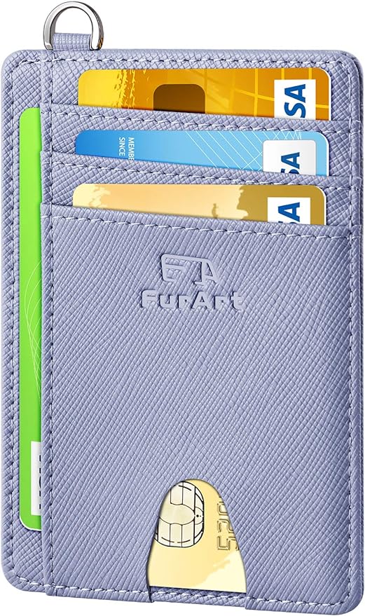 FurArt Slim Minimalist Wallet, Front Pocket Wallets, RFID Blocking, Credit Card by FurArt