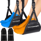 BASIC CONCEPTS Airplane Adjustable Foot Hammock, Perfect or Office Footrest to by BASICCONCEPTS
