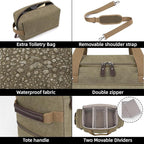 ZOMFELT Duffle Bag for travel, 40L Canvas Travel Duffel Bags for Men Women - Image 5