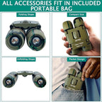 Compact 30x60 Binoculars for Adults and Kids, Foldable Lightweight Easy Focus - Image 6