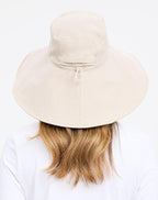Solbari Women’s Ultra-Wide Cotton Linen Sun Hat UPF 50+, Adjustable - Image 5