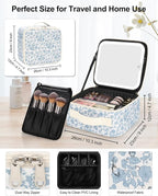 Chomeiu Makeup Bag with LED Mirror, Cute Cosmetic Bags Birthday Gifts - Image 2