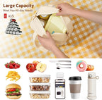 Insulated Lunch Bag for Women, 6-Hour Cold Retention Cooler Tote - Image 4