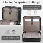 16 Inch Carry On Luggage with 2 Compartments - Image 4