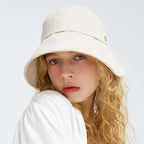 Linen Victorian Bonnet Hat Sun Cap, Foldable Summer Visor | New Katy - Image 8