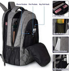 17 Inch Laptop Backpack, MATEIN TSA Large Backpack - Image 5