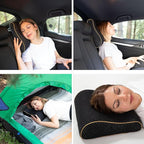 Travel & Camping Comfortable Memory Foam Pillow – Easy to Carry Portable Bag – - Image 4