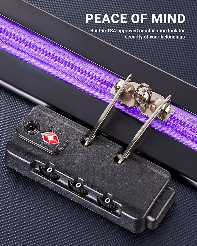 28 inch Luggage Hardside and Lightweight Suitcase - Image 6
