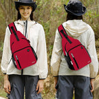 MOSISO Sling Backpack Bag, Crossbody Shoulder Bag Travel Hiking Daypack Chest - Image 6