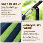 Chihee Cotton Hammock Large Soft Breathable Camping Hammock Holds Up to 660lbs - Image 6
