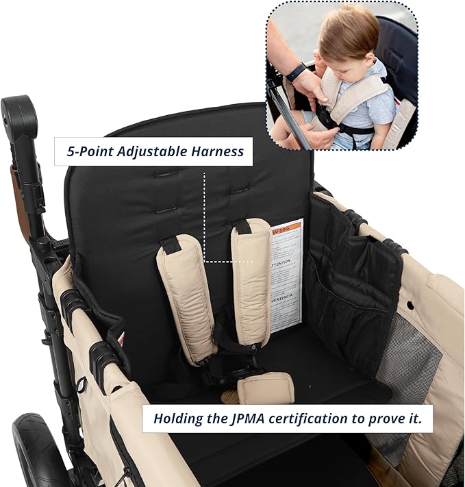 Keenz VYOO Stroller Wagon with Canopy - Image 4