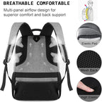 17 Inch Laptop Backpack, Business Anti Theft Slim Durable Laptops Backpack - Image 5