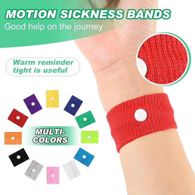 Zhanmai 12 Pairs Motion Sickness Bracelet - Image 4