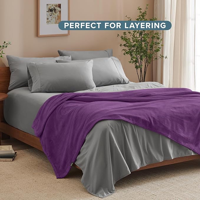 Bare Home Fleece Blanket - Image 7