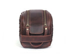 10" Premium Leather Toiletry Travel Pouch - Image 7