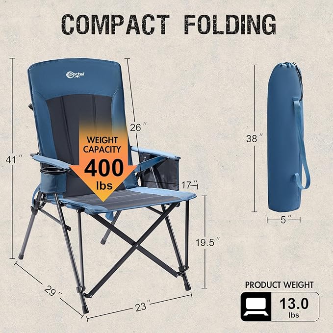 Portal Camping Chair with Lumbar Support - Image 3