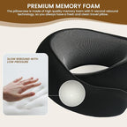Neck Pillow, Travel Pillow uses Memory Foam to Support Neck Comfort, Ideal - Image 4