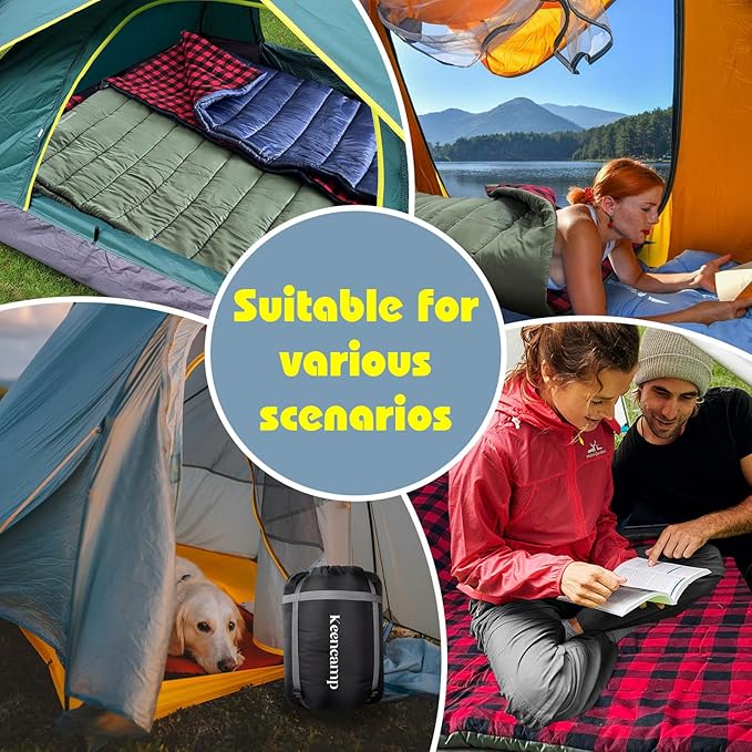 0 Degree Sleeping Bag Cotton Flannel Winter Cold Weather - Image 6