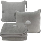 BlueHills Premium Soft Travel Blanket Pillow Airplane Flight Blanket Throw in by BlueHills