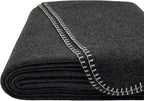 EKTOS 100% Virgin Wool Blanket, 100 Percent Woolen, Washable Pure Wool by EKTOS