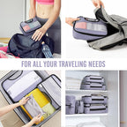 Veken 8 Set Packing Cubes for Travel Essentials, Suitcase Organizer Bags in 4 - Image 7