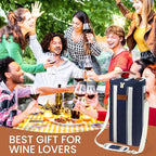 2-Bottle Insulated Wine Carrier Tote - Image 8