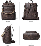 Shrrie Vegan Leather Laptop Backpack - Image 5