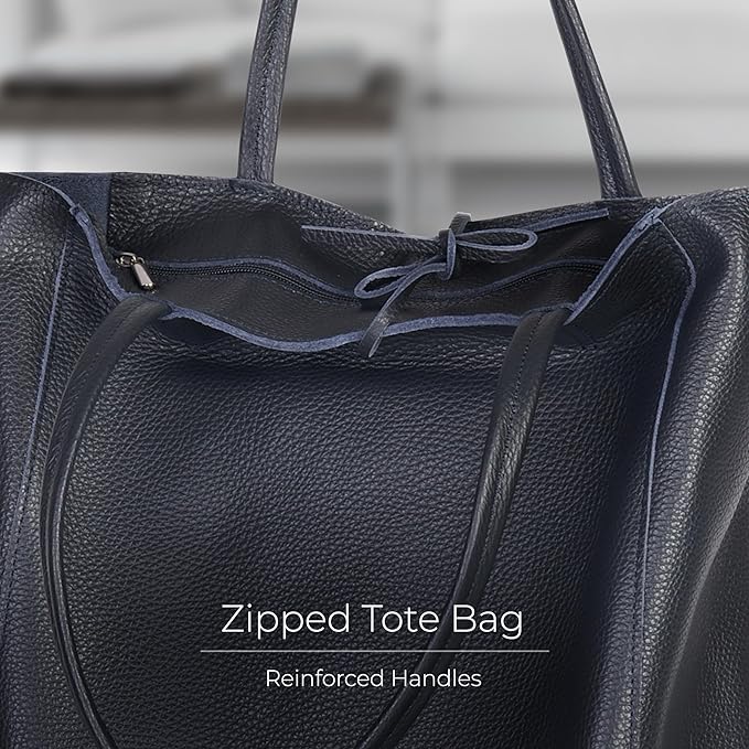 Italian Calf Leather Tote for Women - Image 3