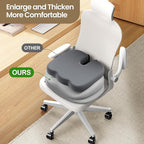 Benazcap Large Seat Cushion for Office Chair Memory Foam Coccyx Pain Relief - Image 3
