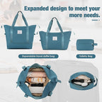 Merax Softside Luggage Set Softshell Lightweight 3 Piece Spinner Suitcase - Image 4