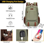 Tzowla Canvas Laptop Backpack, Bag - Image 3