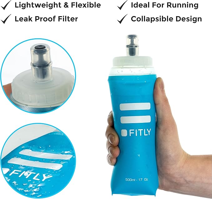 Soft Flask - Shrink As You Drink Soft Water Bottle - Image 2