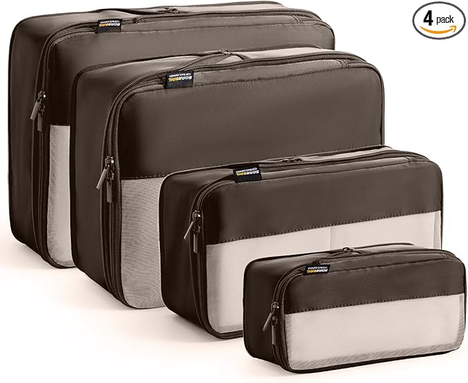 4 Set Compression Packing Cubes by SOARSAIL