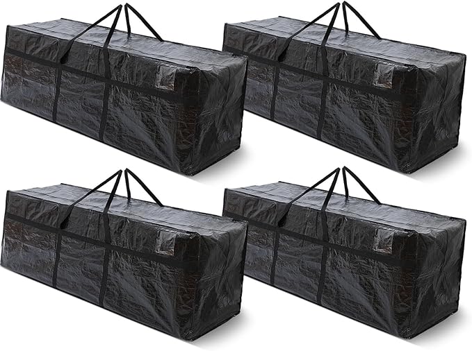 4 Pcs 176 Gallon Large Moving Bags by Clysee