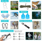 Survival Gear Professional Kit and Large Camping Backpack, First Aid Kit - Image 5
