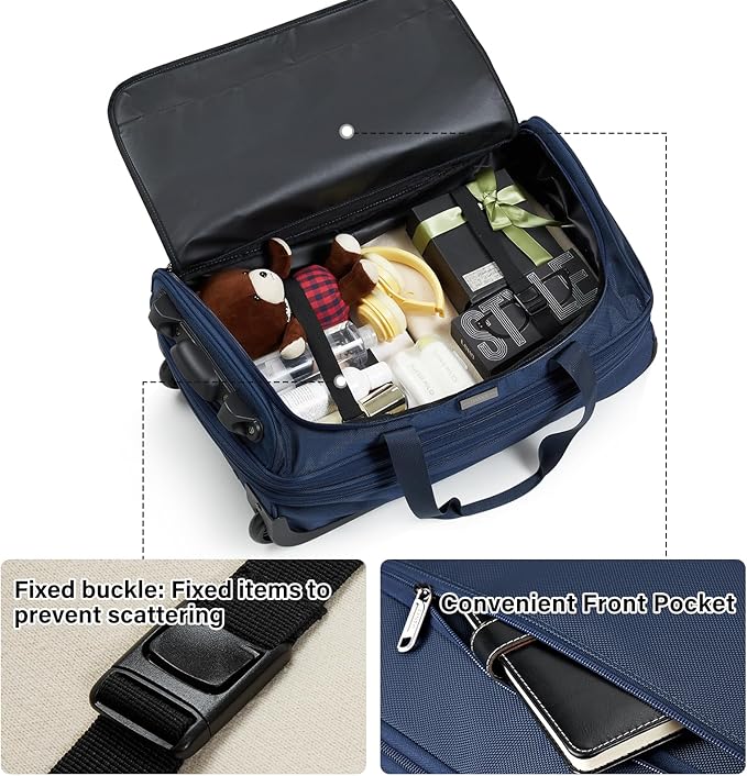 Hanke Expandable Carry On Luggage Suitcases - Image 4
