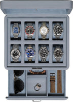 ROTHWELL 8 Slot Leather Watch Box by RothwellSanFrancisco
