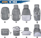 ZOMAKE Ultra Lightweight Packable Backpack 25L, Foldable Hiking Backpacks Water - Image 6