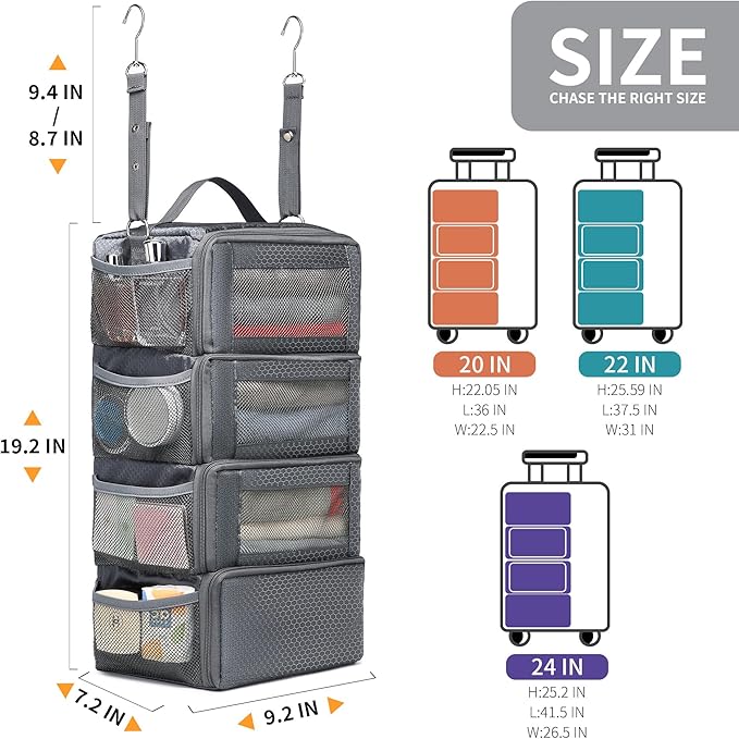 Suitcase Organizer Travel Bags Organizer - Image 2