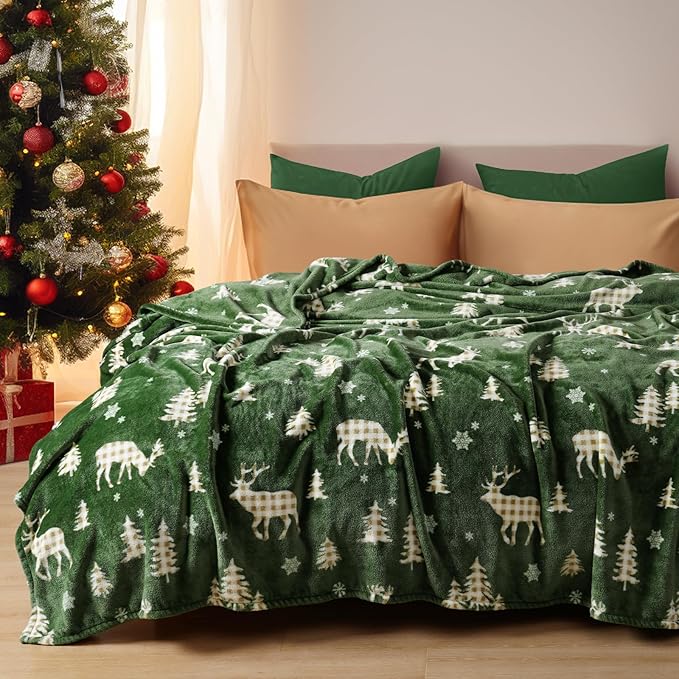 PHF Printed Fleece Blanket King Size, No Shed No Pilling Ultra Soft Plush Cozy - Image 2