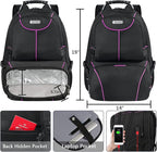 VECKUSON Laptop Backpack, 15.6 Inches - Image 3