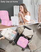 Chomeiu Makeup Bag with LED Mirror, Cute Cosmetic Bags Birthday Gifts - Image 7