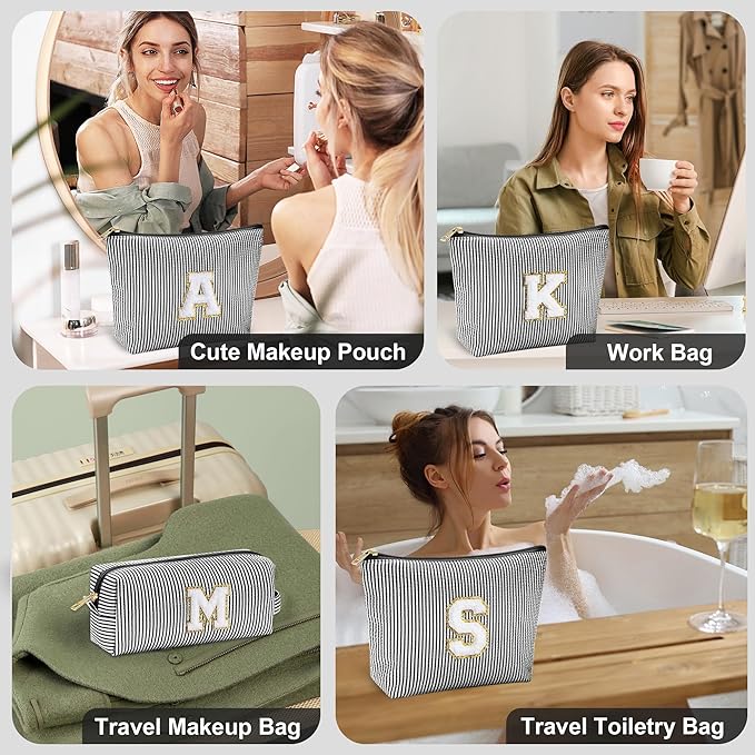 YOOLIFE Initial Makeup Bag - Image 6
