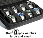 8 slots Watch Case, hard watch storage case, hard watch box, padded case - Image 3