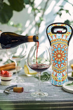 Neoprene Wine Tote Insulated Bag Single Bottle Wine Carrier Built Wine Bottle - Image 8