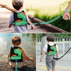 3 in 1 Toddler Harness Leash + Baby Anti Lost Wrist Link, Accmor Cute Dinosaur - Image 6