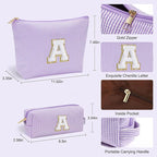 YOOLIFE Purple Cute Travel Makeup Bag - Image 4