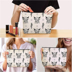 Western Cow Gifts Makeup Bag: Versatile Highland Cow -Themed Cosmetic Bags，Perfect for Teen Girls, Women & Cowgirl Stuff - Ideal Gift for Travel, Parties, Birthdays, Christmas.