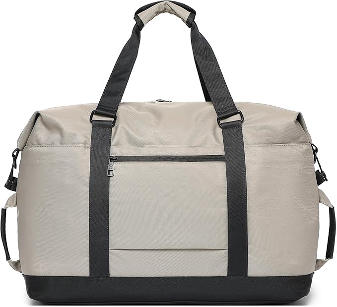 SUNNY BIRD Duffel with Utility Pouch, 40L Weekender Overnight Bag with Shoe - Image 4