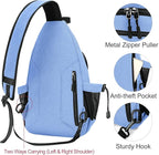 MOSISO Sling Backpack, Canvas Crossbody Hiking Daypack Bag - Image 3